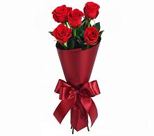 Букет 5 Красных роз Эдлесс Лав в Сергиевское