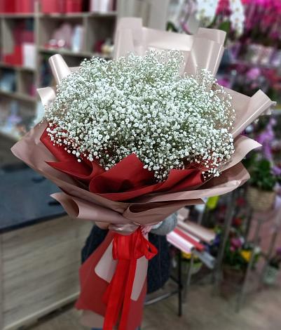 Букет цветов из: Гипсофила в Сергиевское