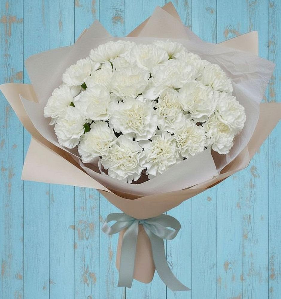 Букет цветов из: Гвоздики в Сергиевское