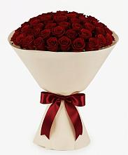 Букет 101 Бордовая роза Блэк Бакарра в Сергиевское