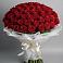 Букет 101 Красная роза Блэк Мэджик в Сергиевское