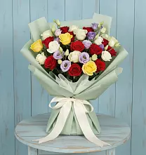 Букет цветов из:  Розы в Сергиевское