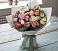 Букет цветов из: Розы, Лизиантусы и Гвоздики в Сергиевское