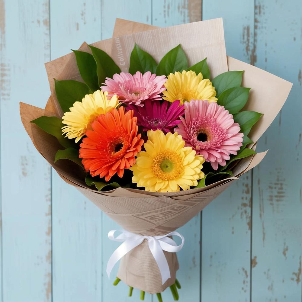 Букет цветов из: Герберы в Сергиевское