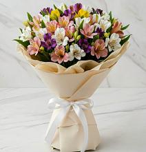 Букет цветов из:  Альстромерии #REPLACE_PRED# Сергиевское