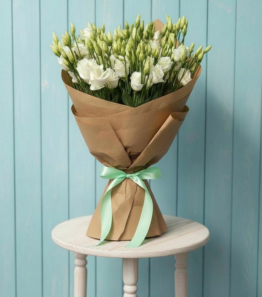 Букет цветов из: Лизиантусы в Сергиевское