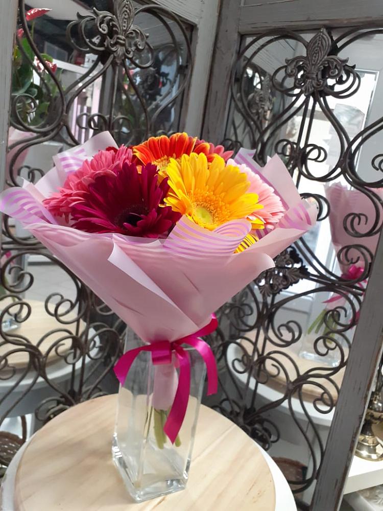 Букет цветов из: Герберы в Сергиевское