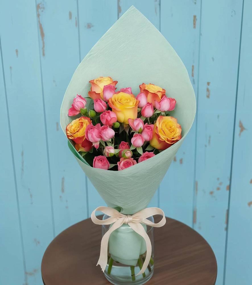 Букет цветов из: Розы в Сергиевское