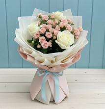 Букет цветов из:  Розы в Сергиевское
