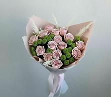 Букет цветов из:  Розы и Хризантемы в Сергиевское