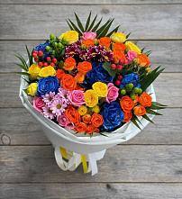 Букет цветов из:  Розы и Хризантемы #REPLACE_PRED# Сергиевское