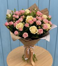 Букет цветов из:  Розы #REPLACE_PRED# Сергиевское