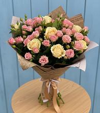 Букет цветов из:  Розы в Сергиевское