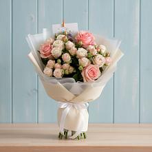 Букет цветов из:  Розы в Сергиевское