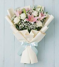 Букет цветов из:  Лилии в Сергиевское